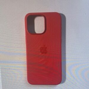 Apple Scarlet Silicone Phone Cover